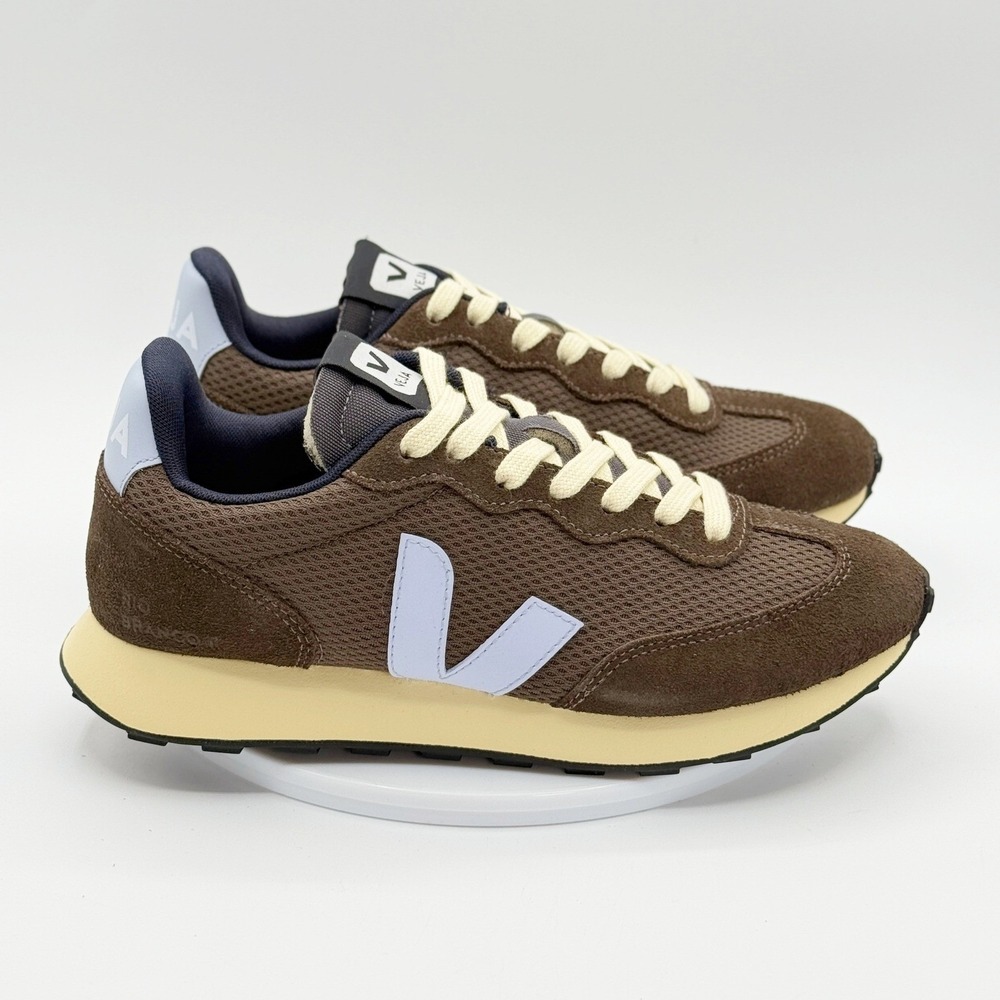 Veja Rio Branco II Alveomesh Sneakers US 6 / EU 37 Womens Brown Blue NEW